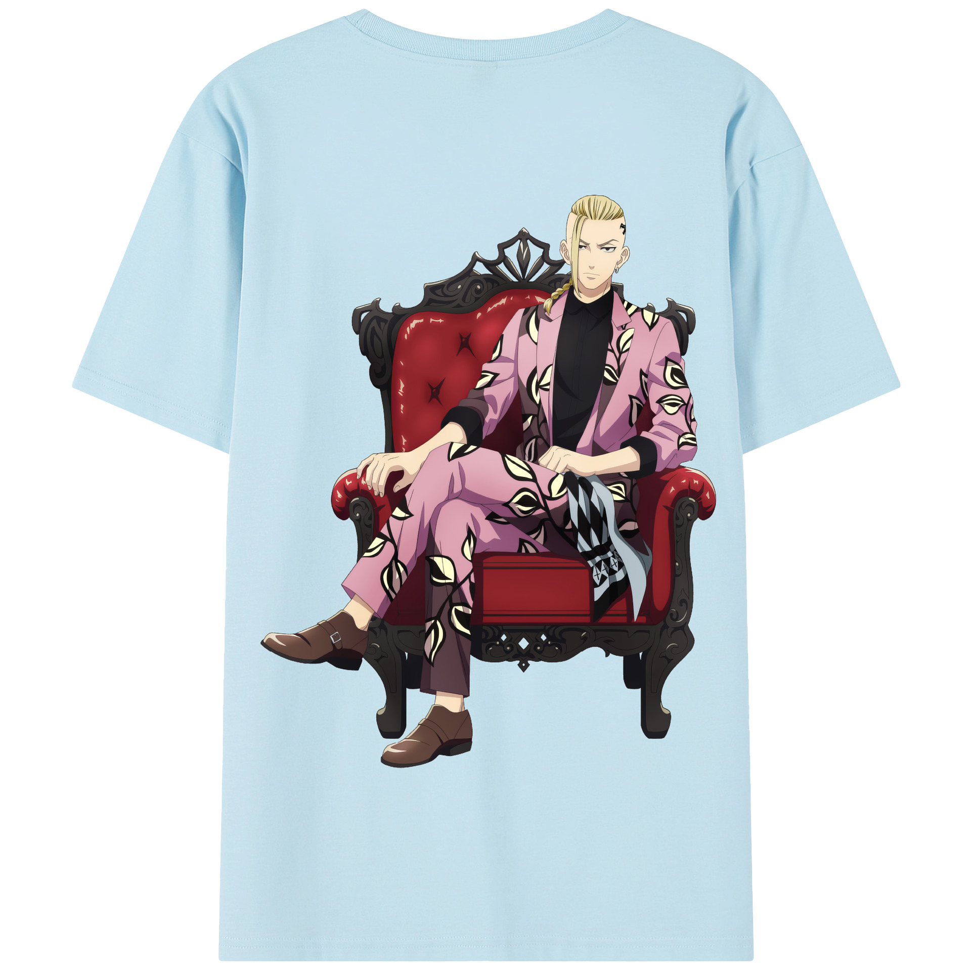 （画像用） 東京リベンジャーズ Tokyo Revengers 綿100％半袖Tシャツ（背面プリント）